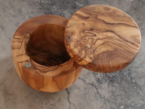 Olive Wood Storage Jar