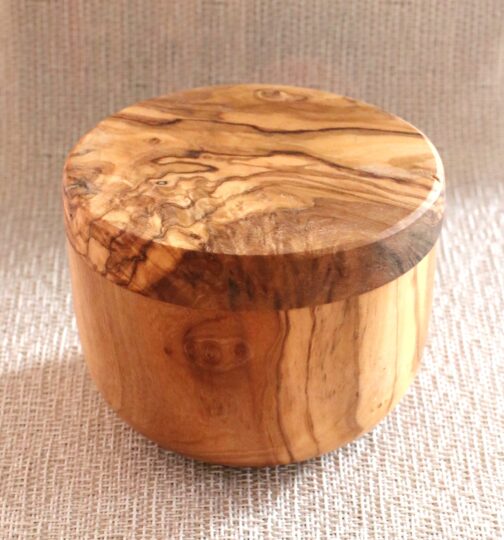 Olive Wood Storage Jar