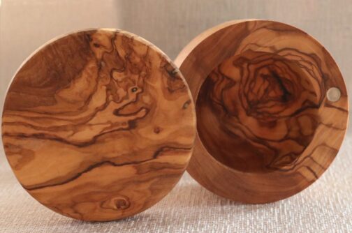 Olive Wood Storage Jar