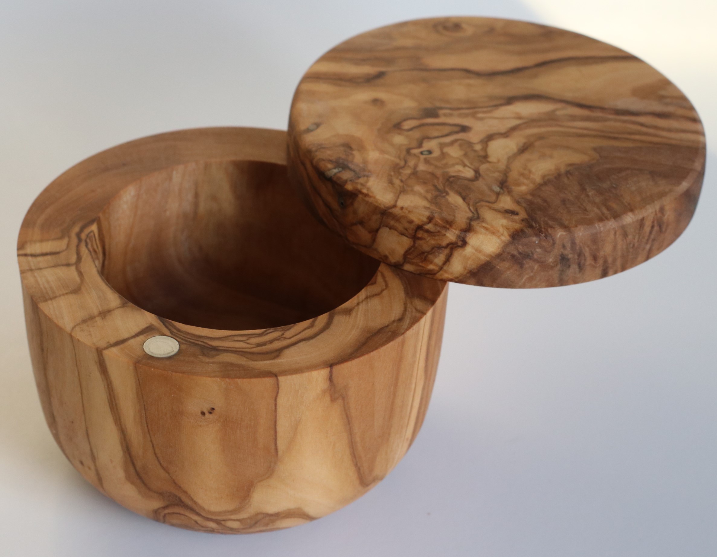 Olive Wood Storage Jar