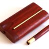 Padauk swivel lid dugout