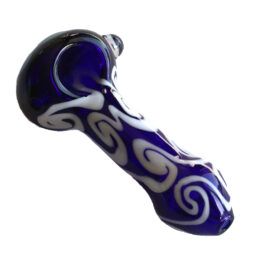 4″ Glass Spoon Pipe by PRO 420-Blue