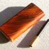 Handcrafted Cocobolo Slider Lid Dugout - Sunlight