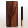 Handcrafted Cocobolo Slider Lid Dugout - Front