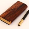 Handcrafted Cocobolo Slider Lid Dugout