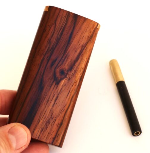 Cocobolo Slider Lid Dugout - Hand