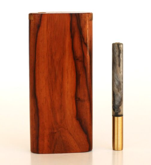 Cocobolo Slider Lid Dugout - One Hitter