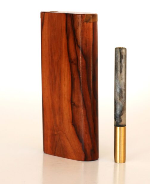 Cocobolo Slider Lid Dugout & One Hitter
