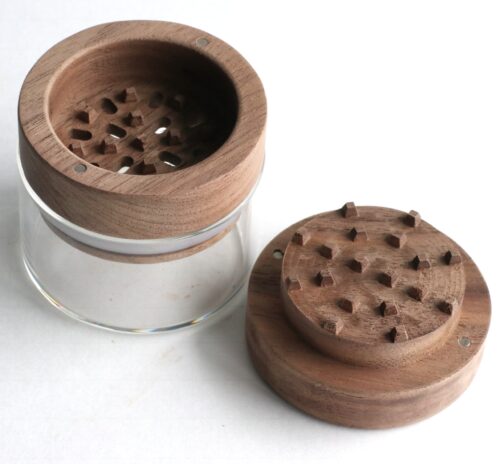 Herb Grinder and Stash Jar