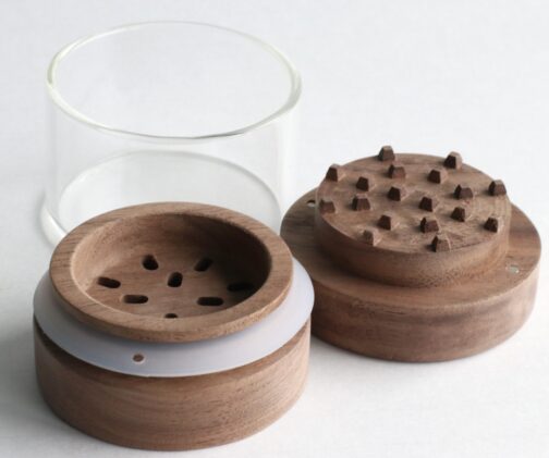 Herb Grinder and Stash Jar