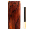 Cocobolo Slider Lid Dugout & One Hitter-Classy Handcrafted