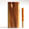 Exotic Wood Dugout & Brass One Hitter Pipe
