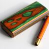 Etched Wood Dugout and One Hitter Pipe