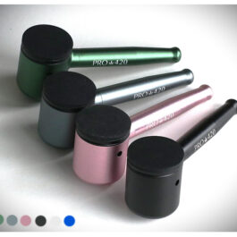 PRO 420 Aluminum Alloy Pipe-Lifetime Use-Large Bowl-4.5″ Multiple Colors Available-Top Quality Smoking Pipe