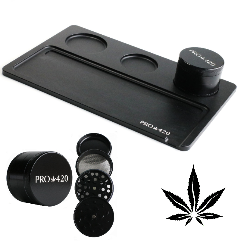 Rolling Tray and Weed Grinder