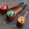 Exotic Wood Swivel Lid Pipes