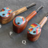 Exotic Wood Swivel Lid Pipes