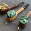 Exotic Wood Swivel Lid Pipes