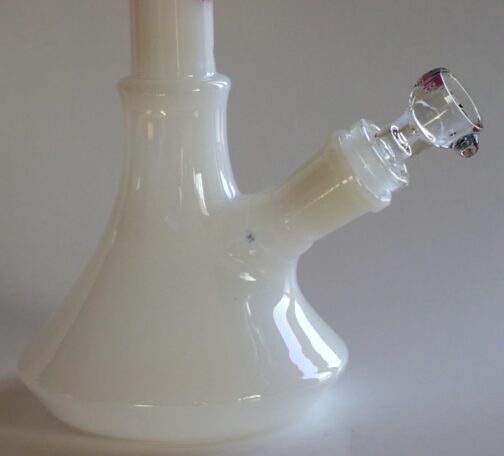 White GRAV 10" Glass Bong