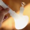 White GRAV 10" Glass Bong