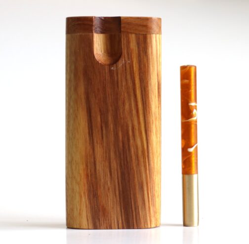 Wood Dugout & One Hitter Pipe
