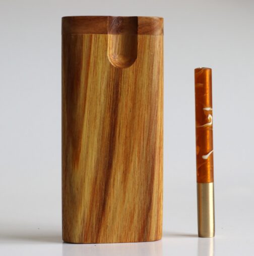 Wood Dugout & One Hitter Pipe