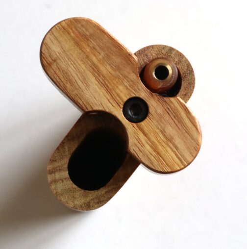 Wood Dugout & One Hitter Pipe