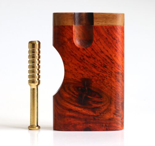 Wood Dugout & One Hitter Pipe