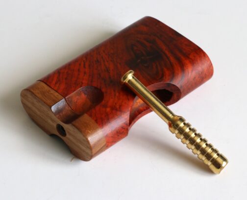 Wood Dugout & One Hitter Pipe