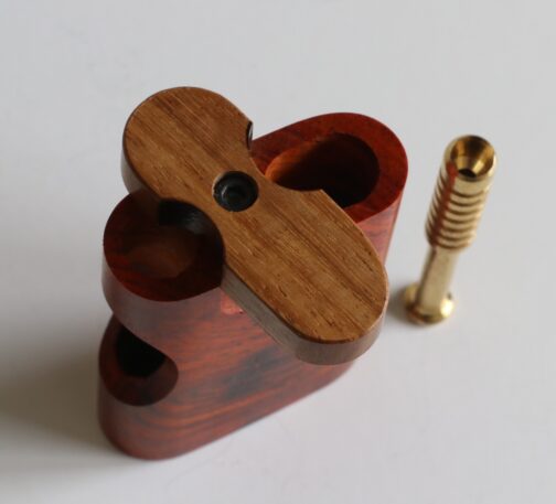 Wood Dugout & One Hitter Pipe
