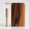 Exotic Wood Dugout & Brass One Hitter Pipe