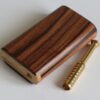 Exotic Wood Dugout & Brass One Hitter Pipe