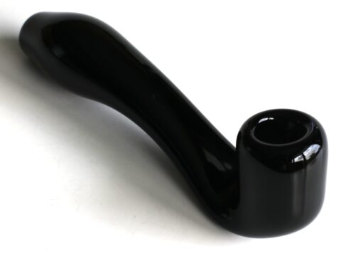 Large Glass Sherlock Smoking Pipe for weed