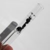 4" Glass Chillum-Gem Filled