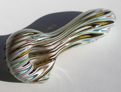 Glass Spoon Pipe-White