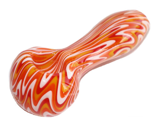 Orange Glow Spoon Pipe