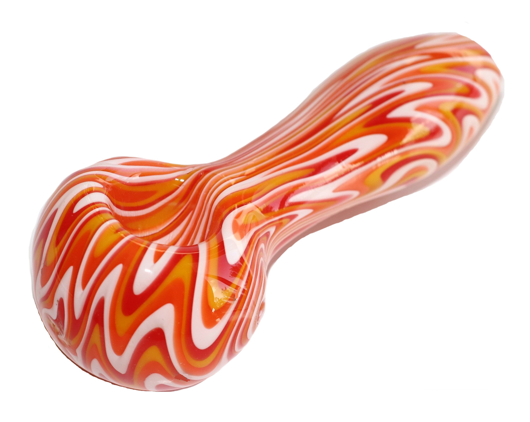 Orange Glow Spoon Pipe
