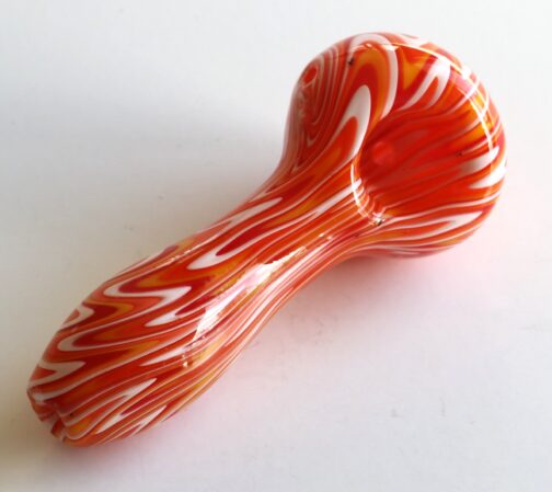 Orange Glow Spoon Pipe