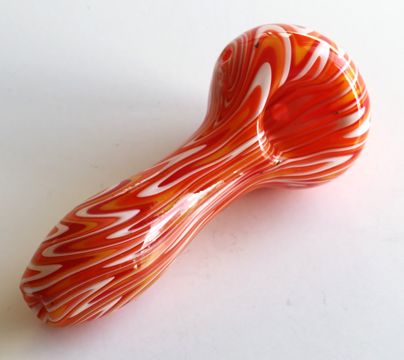 Orange Glow Spoon Pipe