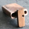 Wood Dugout & Brass One Hitter Pipe