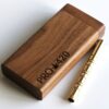 PRO 420 Walnut Dugout & One Hitter Pipe