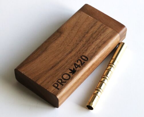 PRO 420 Walnut Dugout & One Hitter Pipe