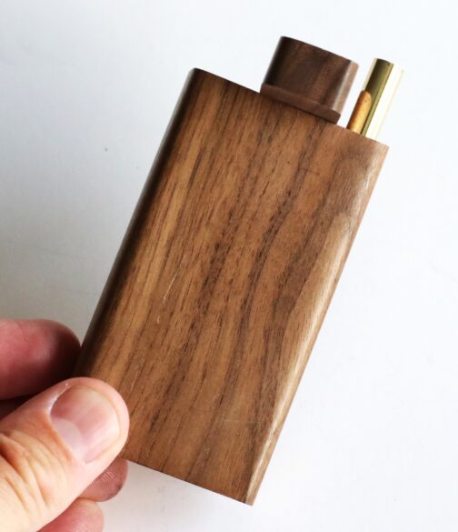 PRO 420 Walnut Dugout & One Hitter Pipe