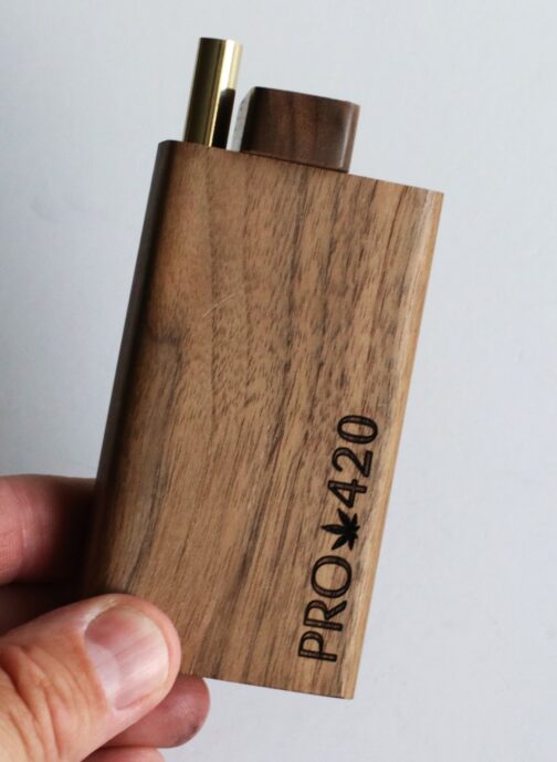 PRO 420 Walnut Dugout & One Hitter Pipe