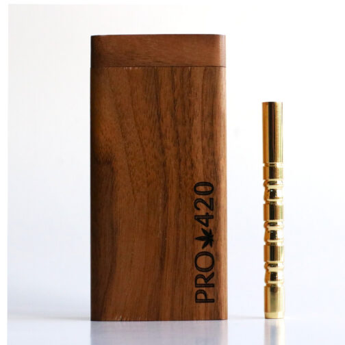 PRO 420 Walnut Dugout & One Hitter Pipe
