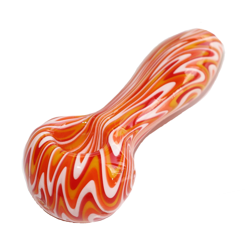 Orange Glow Spoon Pipe