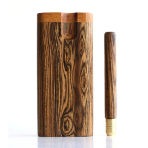 4" Bocote Wood Dugout & One Hitter Pipe-World Class Grain-One of a Kind