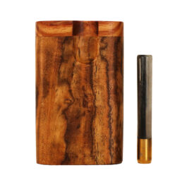 3″ Bocote Wood Dugout & One Hitter Pipe-World Class Grain-One of a Kind