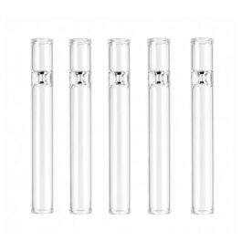 3″ Glass One Hitter Pipe-Small Glass Chillum-10mm Diameter