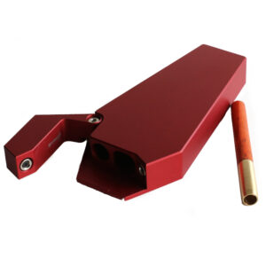 Casket Stash Metal Dugouts-4.5" Heavy Duty Stash Box w/ 2 Special One Hitter Pipes-21st Century Dugouts
